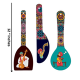 गैलरी व्यूवर में इमेज लोड करें, Webelkart Antique Rajasthani Culture Wall Hanger Spoons