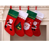 Load image into Gallery viewer, Webelkart Christmas Stockings, Pack of 4, Classic Socks for Xmas Home Decor, Stuffed Tree Hanging Toys, Candy Gift Bag Holders