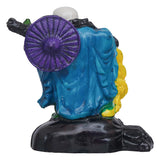 Load image into Gallery viewer, JaipurCrafts Feng Shui Laughing Smile Face with Money Bag and Coins Buddha Idol Showpiece - 15.24 cm (Ceramic, Multi)