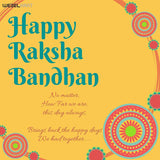 Load image into Gallery viewer, Webelkart Premium Kundan Rakhi For Bhaiya Bhabhi With Riddhi-Siddhi Sticker for Home Decor | Rakhi For Brother And Bhabhi |Lumba Rakhi For Bhabhi |Kids Rakhi With Roli Chawal Best Wishes Card