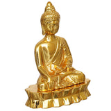 Load image into Gallery viewer, JaipurCrafts Premium Lord Metal Gautam Buddha Statue Showpiece for Home/Office Decor |Decorative Items for Home - Car Dashboard Idols (3.5&quot; Inches-Gold)