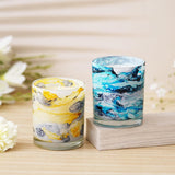 Load image into Gallery viewer, JaipurCrafts Premium Scented Candles for Home Decor in Small Glass Candles |Beautiful Scented Candles Gift for Home and Office Decor Pack of 2 (3.5&quot; Inches)