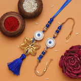 Load image into Gallery viewer, Webelkart Lumba Rakhi Set For Bhaiya And Bhabhi. Rakhi For Bhaiya Bhabhi | Lumba Rakhi For Bhabhi | Rakhi Gifts, Rakhi For Sister