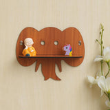 Load image into Gallery viewer, JaipurCrafts Decorative Antique Elephante Wall Self |Wooden MDF Made Wall Mounted Floating Shelves Innovative Wall Self