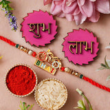 Load image into Gallery viewer, Webelkart Bike Designer Rakhi For Brother Sister With Shubh Labh Sticker |Rakhi For Bhaiya Bhabhi | Lumba Rakhi for Bhabhi |Rakhi For Brother And Sister Kids Rakhi Gift Rakhee - JaipurCrafts