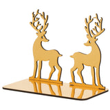 गैलरी व्यूवर में इमेज लोड करें, Webelkart Premium Christmas Reindeer Tealight Candle Holder for Home and Dining Decor,Reindeer Statues Showpieces Merry Christmas Ornaments for Table Decor (Pack of 2)