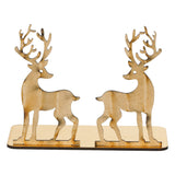 गैलरी व्यूवर में इमेज लोड करें, Webelkart Premium Christmas Reindeer Tealight Candle Holder for Home and Dining Decor,Reindeer Statues Showpieces Merry Christmas Ornaments for Table Decor (Pack of 2)