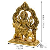 Load image into Gallery viewer, Webelkart Premium Metal Maa Durga MATA Rani Sherawali Murti Idol for Temple,MATA Rani Murti for Office Desk,Sherawali MATA Idol for Car Dashboard (6.50&quot; Inches)