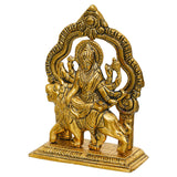 Load image into Gallery viewer, Webelkart Premium Metal Maa Durga MATA Rani Sherawali Murti Idol for Temple,MATA Rani Murti for Office Desk,Sherawali MATA Idol for Car Dashboard (6.50&quot; Inches)