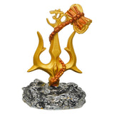 Load image into Gallery viewer, Webelkart Premium Shiva Trishul with Damaru for Car Dashboard,Pooja Decor Beautiful Mahakal Trishul for Home Decor (4&quot; Inches)