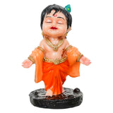 Load image into Gallery viewer, Webelkart Premium Bal Gopal Krishna Idol for Home Decor | Krishna Statue Car Dashboard for Office Decor| Bal Gopal Murti Krishna murti (4.13&quot; Inches)