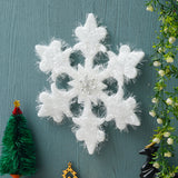 Load image into Gallery viewer, Webelkart Premium Chriatmas Snowflakes Christmas Tree Hangings Decorations,Christmas Wall Hanging/Door Hanging for Home and Christmas Decorations Items- Christmas Gift Items (15&quot; Inches)