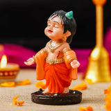 Load image into Gallery viewer, Webelkart Premium Bal Gopal Krishna Idol for Home Decor | Krishna Statue Car Dashboard for Office Decor| Bal Gopal Murti Krishna murti (4.13&quot; Inches)