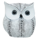 Load image into Gallery viewer, Webelkart Antique White Lucky Owl Showpiece for Home/Office Decor,Decorative Figure Items for Home Decor Owl Status for Cardashboard(White-5.51&quot; Inches)