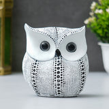 Load image into Gallery viewer, Webelkart Antique White Lucky Owl Showpiece for Home/Office Decor,Decorative Figure Items for Home Decor Owl Status for Cardashboard(White-5.51&quot; Inches)