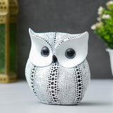 Load image into Gallery viewer, Webelkart Antique White Lucky Owl Showpiece for Home/Office Decor,Decorative Figure Items for Home Decor Owl Status for Cardashboard(White-5.51&quot; Inches)