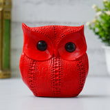 Load image into Gallery viewer, Webelkart Premium Resin Lucky Owl Art Figure Showpiece for Home/Office Decor,Decorative Items for Home Decor (Red-5.51&quot; Inches)