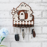 Load image into Gallery viewer, Webelkart Premium Wooden Mashrom Designer Key Holder for Home and Office Decor | Key Holder for Wall Decor |Key Hanger with Showpiece Stand - Diwali Decorations Items for Home (8.5&quot; Inches)