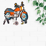 Load image into Gallery viewer, Webelkart Antique HD UV Printed Bike Shape Wooden Key