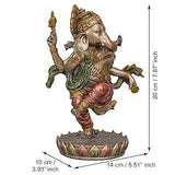 Load image into Gallery viewer, Antique Bronze Finish Lord Ganesha Statue - Handmade