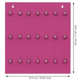 Load image into Gallery viewer, JaipurCrafts  Premium Key Chain Hanging Board/Wall Hanging Key Holder (21 Hook- Pink)-JaipurCrafts