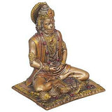 Load image into Gallery viewer, JaipurCrafts  Premium Meditating Lord Hanuman ji Idol Status Showpiece for Home and Pooja Decor | Bajrang Bali Murti for Home Temple (8 Inches. Bronze Finish)-JaipurCrafts