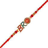 Load image into Gallery viewer, JaipurCrafts New Combo Of Single My Bro Rakhi For Brother And Bhabhi With Ganesha Idol Statue for Home And Car Dashboard- Rakhi Gift Combos-JaipurCrafts