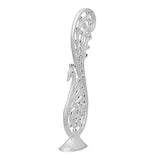 Load image into Gallery viewer, JaipurCrafts Royal Aluminium Duck Showpiece Figurine (18 Inch;Silver) JaipurCrafts