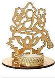 Load image into Gallery viewer, Webelkart Premium Combo of Rakhi Gift for Brother and Bhabhi and Kids with Premium Goddess Laxmi Shadow Tealight Holder