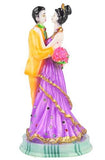 Load image into Gallery viewer, JaipurCrafts Resin Romantic Valentine Love Couple Statue Showpiece (Multicolour) JaipurCrafts