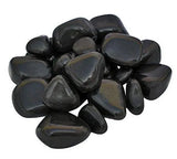 Load image into Gallery viewer, JaipurCrafts Pebbles Glossy Home Decorative Vase Fillers Black Stone- 1 kg