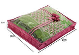 Load image into Gallery viewer, JaipurCrafts 2 Pcs Satin Fabric Saree Cover, 3 Sarees, Gift Set, Pink JaipurCrafts