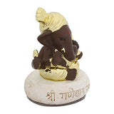 Load image into Gallery viewer, Webelkart Gold Plated Lord Ganesha for Car Dashboard Statue Ganpati Figurine God of Luck &amp; Success Diwali Gifts Home Decor (Size: 3.00 x 2.00 inches)