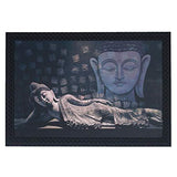 Load image into Gallery viewer, JaipurCrafts Gautam Buddha Large Framed UV Digital Reprint Painting (Wood, Synthetic, 36 cm x 51 cm)