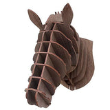 Load image into Gallery viewer, Webelkart Designer Horse Animal Head Sculpture Creative Wall Hanging 3D Wooden Puzzle Animal Head Art and Crafts Home décor Item (10”) Wall Decor JaipurCrafts