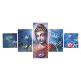 Load image into Gallery viewer, JaipurCrafts Multieffect UV Textured Panel Painting (Synthetic, 60 cm x 125 cm x 1 cm, Set of 5)