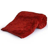 Load image into Gallery viewer, Jaipurcrafts Webelkart Solid Color Ultra Silky Soft Mink Blanket Single With A Free Attractive Carry Bag- Red JaipurCrafts