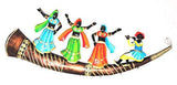 Load image into Gallery viewer, JaipurCrafts Rajasthani Folk Dance Scene Wrought Iron Wall Hanging with LED Lights (121 cm x 3 cm x 46 cm)- Very Big Size JaipurCrafts