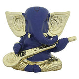 गैलरी व्यूवर में इमेज लोड करें, Webelkart Gold Plated Lord Ganesha for Car Dashboard Statue Ganpati Figurine God of Luck &amp; Success Diwali Gifts Home Decor (Size: 3.00 x 2.50 inches)