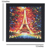 Load image into Gallery viewer, JaipurCrafts Effiel Tower Framed UV Digital Reprint Painting (Wood, Synthetic, 30 cm x 30 cm) JaipurCrafts