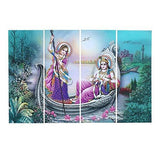 Load image into Gallery viewer, JaipurCrafts Multieffect UV Textured Panel Painting (Synthetic, 60 cm x 92 cm x 1 cm, Set of 4) JaipurCrafts