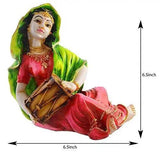 Load image into Gallery viewer, JaipurCrafts Beautiful Rajasthani Lady Showpiece JaipurCrafts