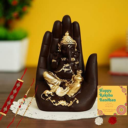 Collectible India Rakhi for Brother with Gift Set - Rakhi Gift for Brother  Combo - Rakhi for Brother and Bhabhi Kids - Shiva Parvati Ganesh Idol  Showpiece/Bhai Rakhi/Lumba Rakhi/Greeting Card : Amazon.in: