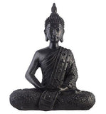 गैलरी व्यूवर में इमेज लोड करें, Webelkart Premium Combo of Rakhi Gift for Brother and Bhabhi and Kids with Premium Lord Gautam Buddha Showpiece (11 Inch, Black))