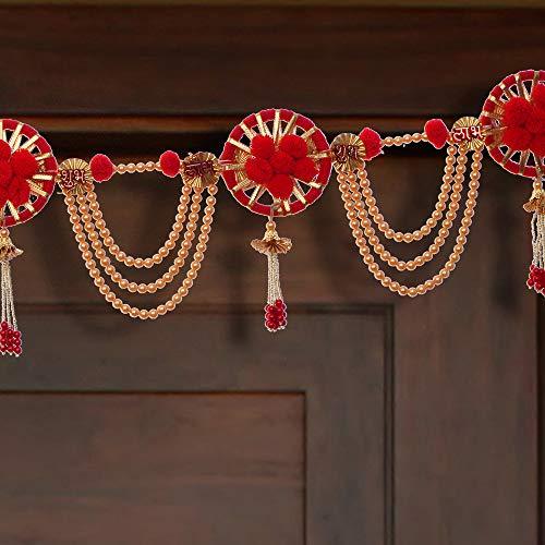 Webelkart Premium Bangles Handmade Door Toran for Door Home Decoration and  Diwali Decoration (Multicolored)- 34 Inch