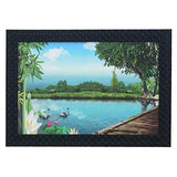 Load image into Gallery viewer, JaipurCrafts River and Ducks Large Framed UV Digital Reprint Painting (Wood, Synthetic, 23 cm x 33 cm)