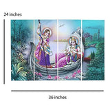 Load image into Gallery viewer, JaipurCrafts Multieffect UV Textured Panel Painting (Synthetic, 60 cm x 92 cm x 1 cm, Set of 4) JaipurCrafts