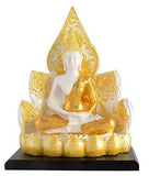 Load image into Gallery viewer, JaipurCrafts Unique Spiritual Ceremic Goutam Budda Showpiece for Home Décor (Golden, 7.50 inch) JaipurCrafts