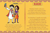 गैलरी व्यूवर में इमेज लोड करें, Webelkart Premium Combo of Rakhi Gift for Brother and Bhabhi and Kids with Premium Rajasthani Rangoli Wall Hanging