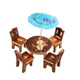 Load image into Gallery viewer, Webelkart Premium Combo of Rakhi Gift for Brother and Bhabhi and Kids with Premium Miniature Table Chair set showpiece